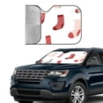 thumbnail image 4 of XMXT Car Sun Shade Windshield, Colorful Christmas Socks Sunshade for Car Windshield Sun Shades for Car SUV Truck, m, 4 of 9
