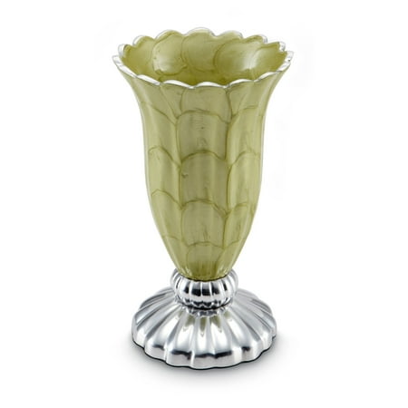Julia Knight Peony Snow - Julia Knight Peony Pure Color Vase, 7-Inch, Kiwi, Green