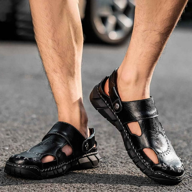 Leather Sandals Men Size 9 Leather Sandals for Men Mens Sandals Size 13 Wide Fuzzy Sandals for Men on Sandals for Men Comfortable Mens Leather Sandals 11 New Born Sandals Men Mens Strap Sandals