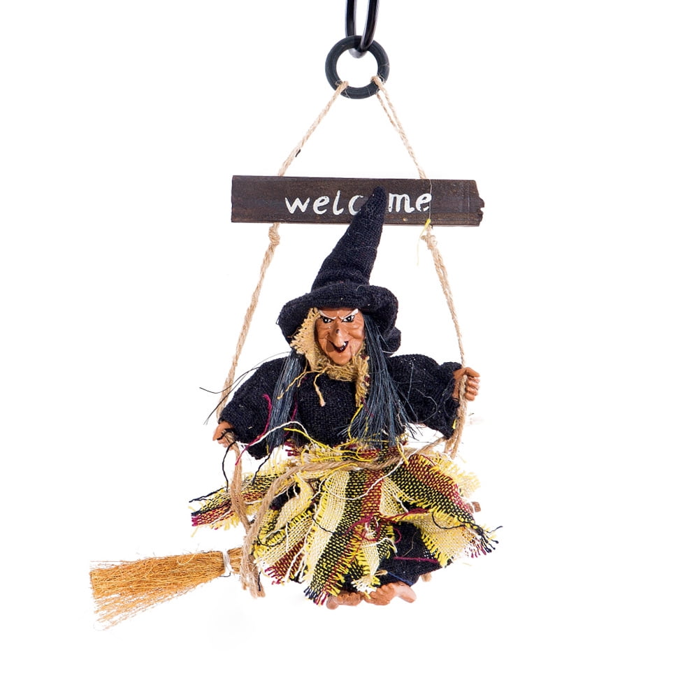 Details about   Halloween Hanging Doll Ghost Witch Flying Pendant Party S Decoration Toy