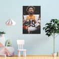 thumbnail image 4 of Myles Garrett Canvas Poster Poster Decorative Painting Canvas Wall Art Living Room Posters Bedroom Painting 12x18inch(30x45cm), 4 of 6