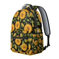thumbnail image 2 of Sunflower Backpack for School,Cute School Bag,Schoolbag with Adjustable Shoulder Straps & Padded Back,15.3"x11"x7.1"., 2 of 6