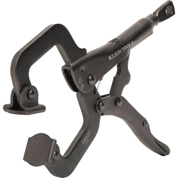 Pinzas con cierre Klein Tools 38620, pinza en C con almohadilla giratoria de 6 pulgadas
