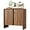 Brown 2 Doors, variant on BERRYMERRY 2 Door Fluted Sideboard Buffet Cabinet with Storage, Modern Wood Cabinet with Adjustable Shelves for Living Room, Dining Room (Light Wood 2 Doors)