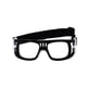 thumbnail image 1 of Estrela Eyewear junta forro de seguridad gafas de sol deportivas para motocicleta negro con lentes transparentes, 1 of 5