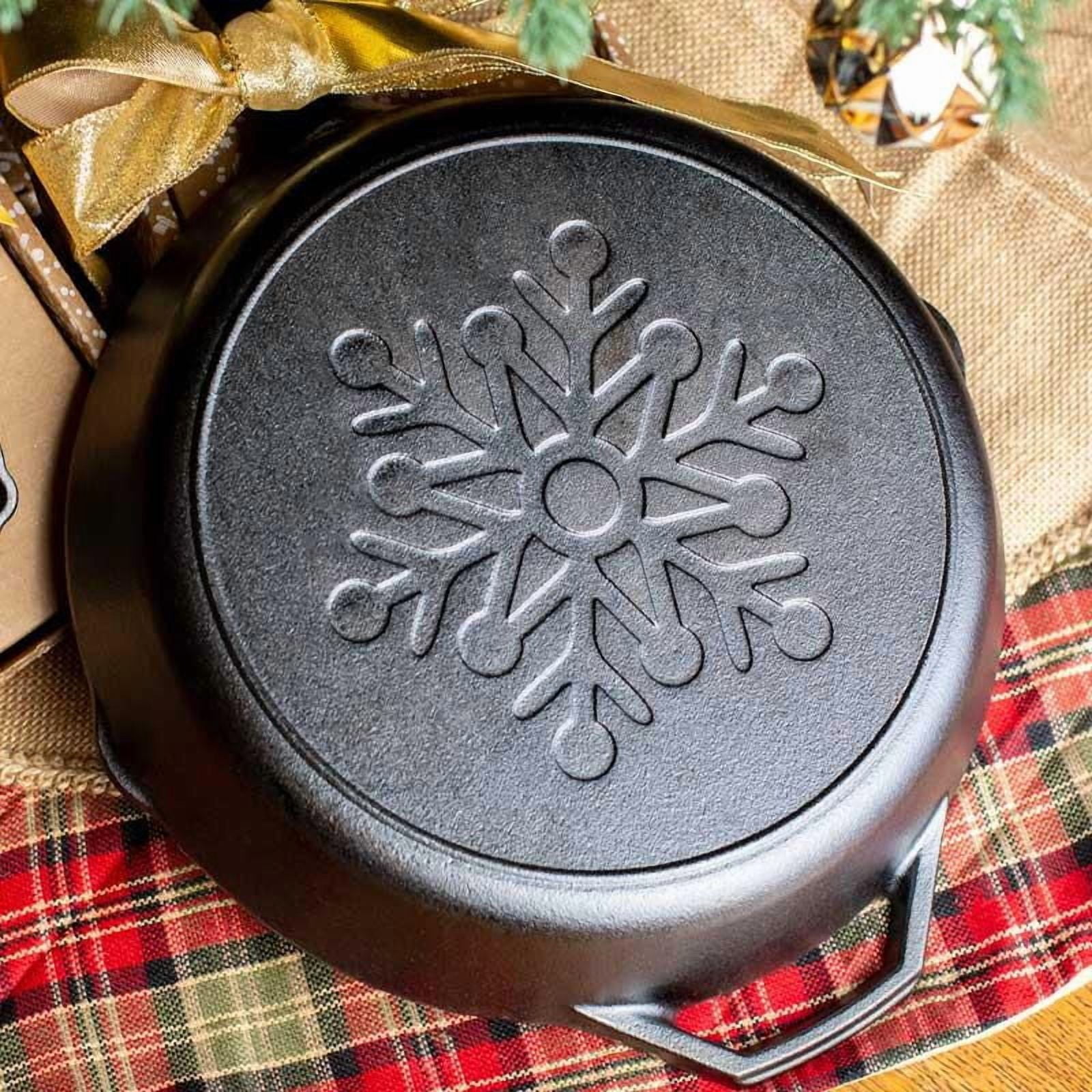 Lodge 12 Inch Snowflake Skillet