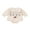 Apricot B, variant on Hirigin Newborn Baby Boy Girl Romper Bubble Long Sleeve Little Bean Bodysuit Ovesized Sweatshirt Infant Casual Shirts Top