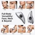 thumbnail image 5 of SUNLUXY Electric Gua Sha Tool with Microcurrent and Heat, 2-in-1 Dual-Sided Face Sculpting, No-Noise Tool for Chin Arms Legs Firming and Skincare, 5 of 8