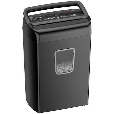 Bonsaii 10-Sheet Cross Cut Paper Shredder C279-A with 5.5-Gallon Wastebasket