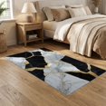thumbnail image 2 of ODIKA Fractured Mosaic Abstract Marble Fragments Interlocking Shard Non-Slip Low Profile for Guest Room, Lounge, Apartment, 2 of 7
