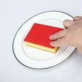 thumbnail image 6 of Uxcell 4" x 2.8" Non-Scratches Scouring Pads Scrub Kitchens Sponge Red 8pcs, 6 of 7