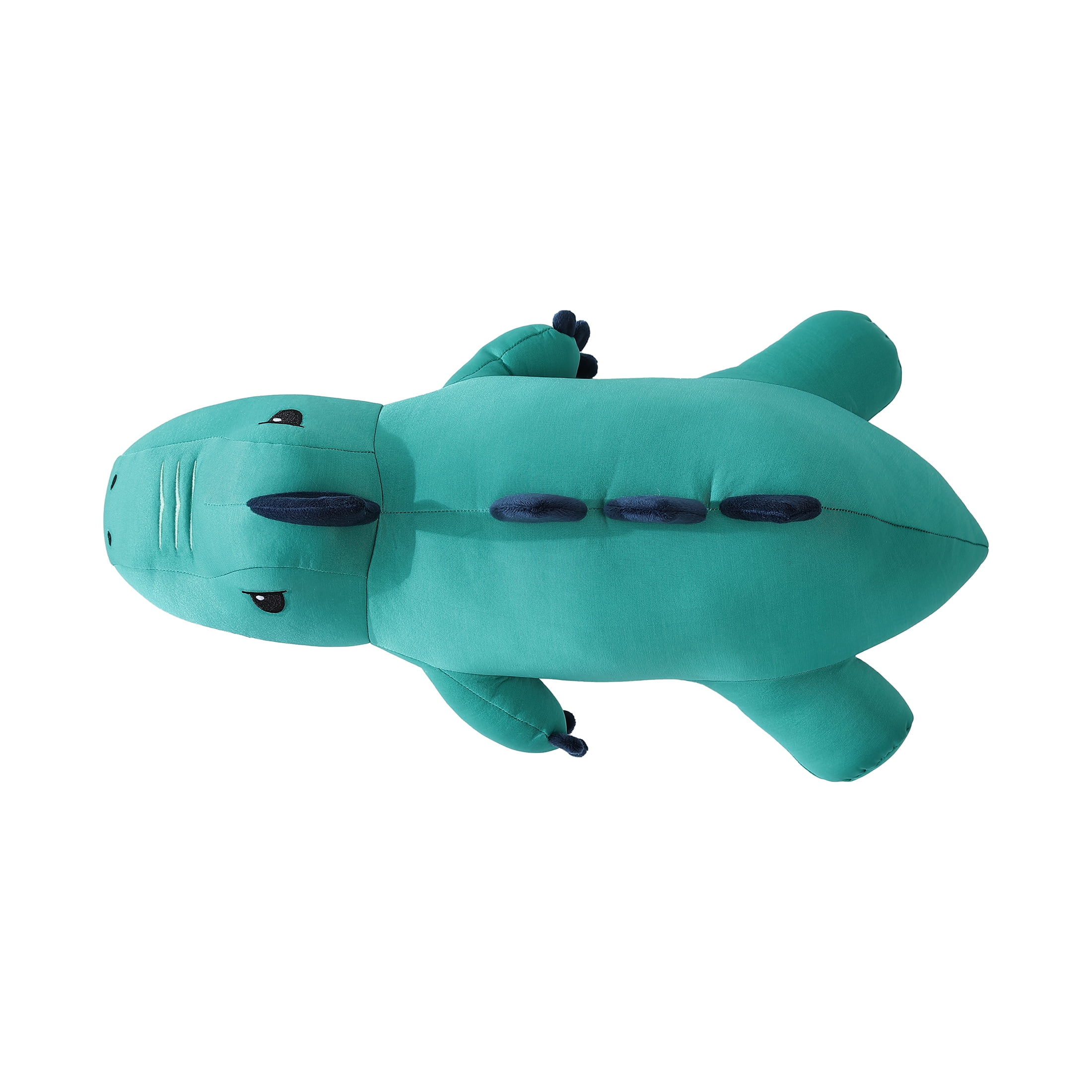 Your Zone Kids 23\" x 7\" Green Dino Cooling Plush Pillow