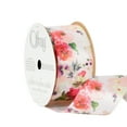 thumbnail image 3 of (2 pack) Offray Ribbon, Multi-Color 1 1/2 inch Floral Satin Ribbon for Sewing, Crafts, and Wedding, 9 feet, 1 Each, 3 of 8