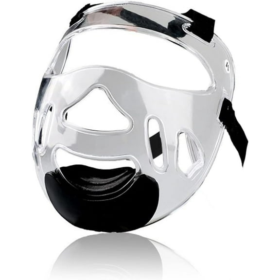 Clear Face Guard, Face Shield Portable Detachable Taekwondo Protection for Sports Karate Martial Arts Face Shield Nose Protector for Sports