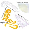 thumbnail image 3 of Jupean Ruler, Sewing Ruler, for Beginners Tailors Designers, 3 of 7