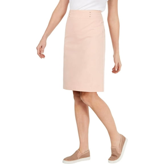 JM Collection Womens Band Leader  Studded Slit Skirt