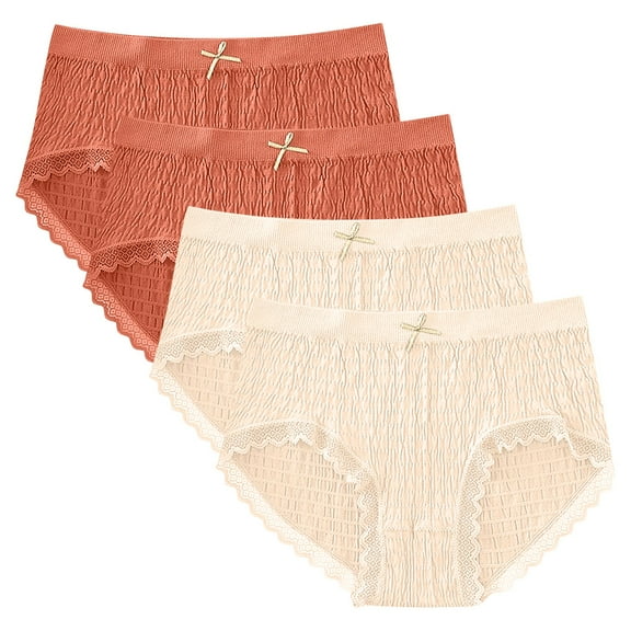 Xucatan 12 Pcs Women's Smoothing Shapewear Panties, Mid Waist Control Briefs, Breathable Seamless Underwear