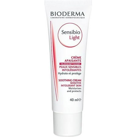 Bioderma Sensibio Soothing Light Face Cream for Sensitive or Intolerant Skin - 1.33 fl. (Best Skincare For Sensitive Combination Skin)