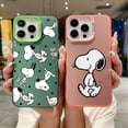 thumbnail image 4 of Funda de teléfono de perro Snoopy de dibujos animados para Iphone 14 15 12 11 13 PRO MAX Plus contraportada a prueba de golpes, 4 of 5