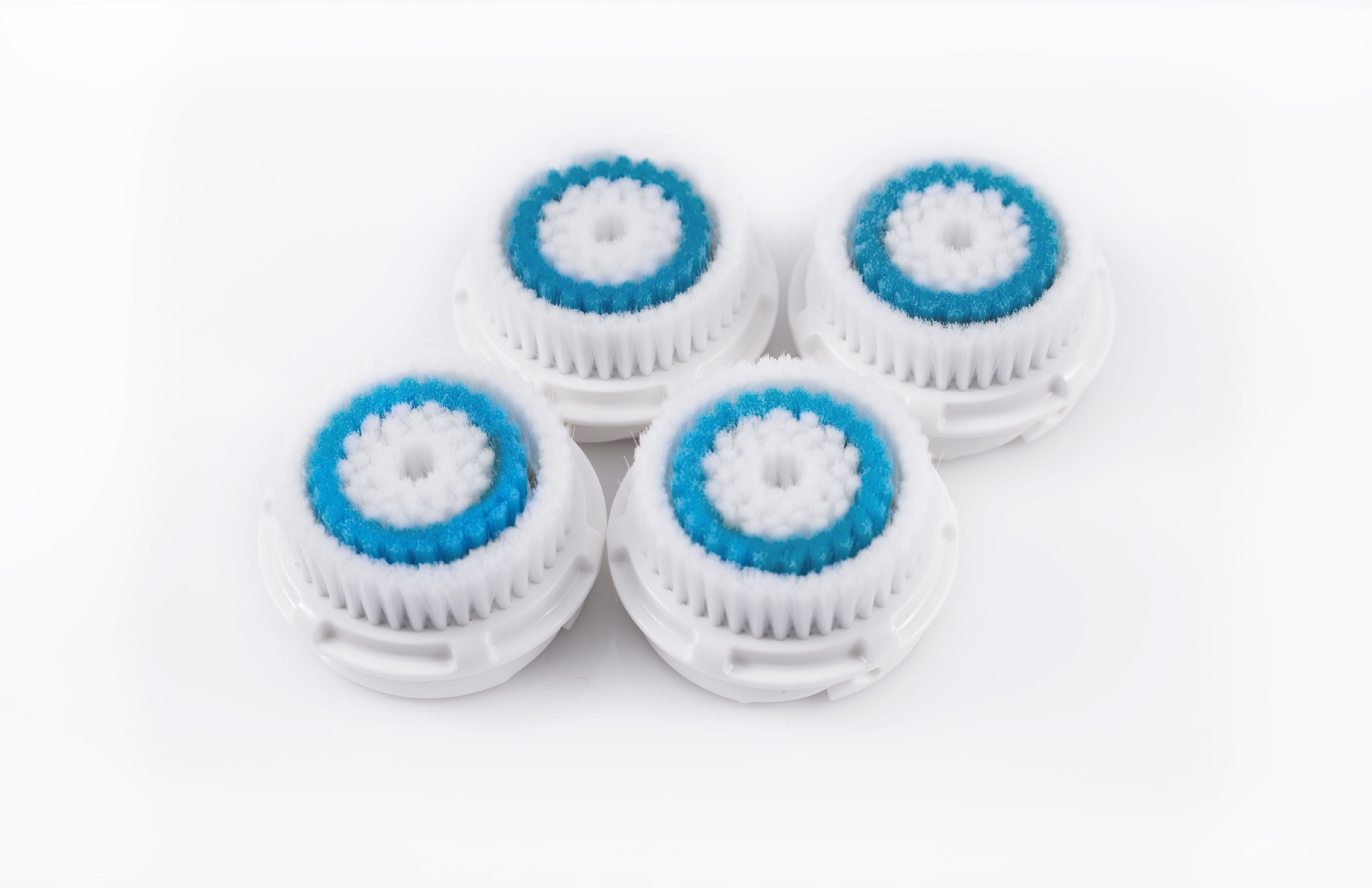 TreatMe100 4-Pack Deep Pore Facial Cleansing Brush Heads for Clarisonic Mia, Pro 4 Ct