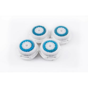 TreatMe100 4-Pack Deep Pore Facial Cleansing Brush Heads for Clarisonic Mia, Pro 4 Ct