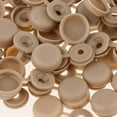 thumbnail image 3 of DOLITY Screw Cover Cap Hole Plug Furniture Hinge Hole Cap 50PCS Brown, 3 of 7
