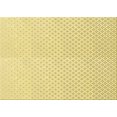 thumbnail image 1 of Ahgly Company Machine Washable Indoor Rectangle Transitional Sun Yellow Area Rugs, 4' x 6', 1 of 7