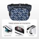 thumbnail image 5 of Fotbe Dragons Cangurera Cuadrada con Estampado de Doble Capa, Bolsa de Cintura Ajustable Mini para Hombres y Mujeres, 5 of 9