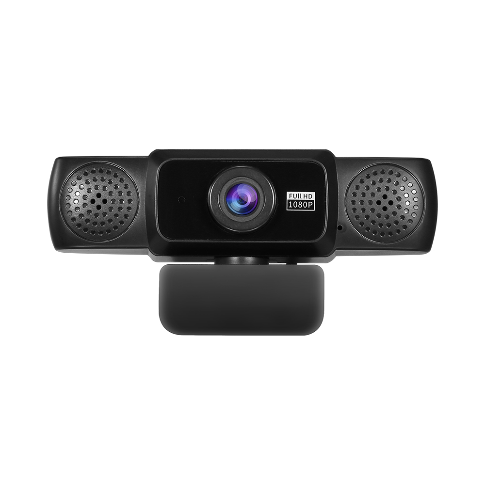 Webcam USB Denash 2MP FHD - Plug & Play, Micro Intégré, Compatible Zoom Et Android TV