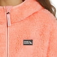 thumbnail image 4 of Eddie Bauer Youth Kid's High Pile Plush Hooded Full Zip Jacket (Pink/Small), 4 of 7