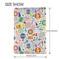 thumbnail image 3 of Pofeuu Retro Musi Disco Print Travel Document Organizer Passport Holder Men Women for Family (6.5 in x 4.5 in),Wallet Holder Credit Card Clutch Bag Case, 3 of 5