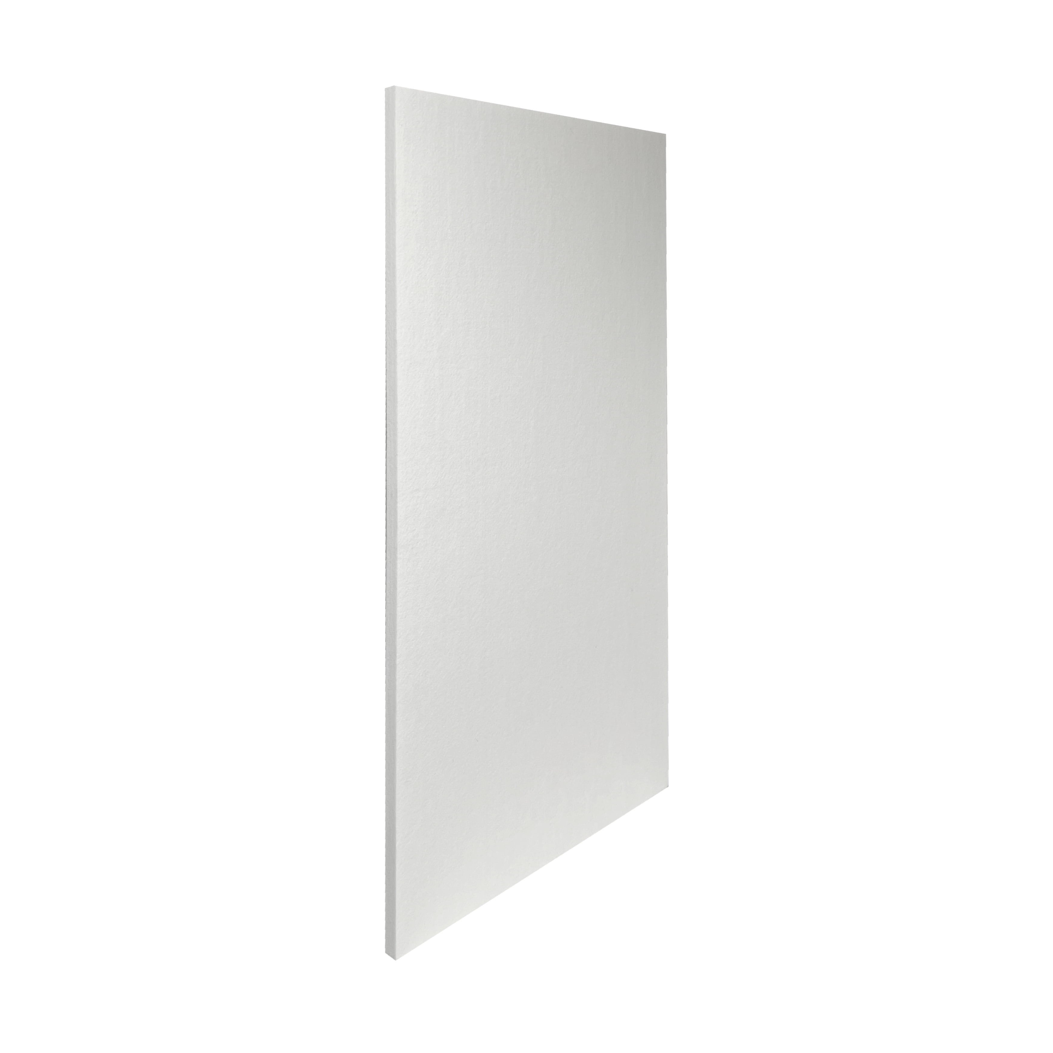 ATS Acoustics PET Acoustic Panel, Polyester, Water Resistant, 24" x 48" x 1" (White)