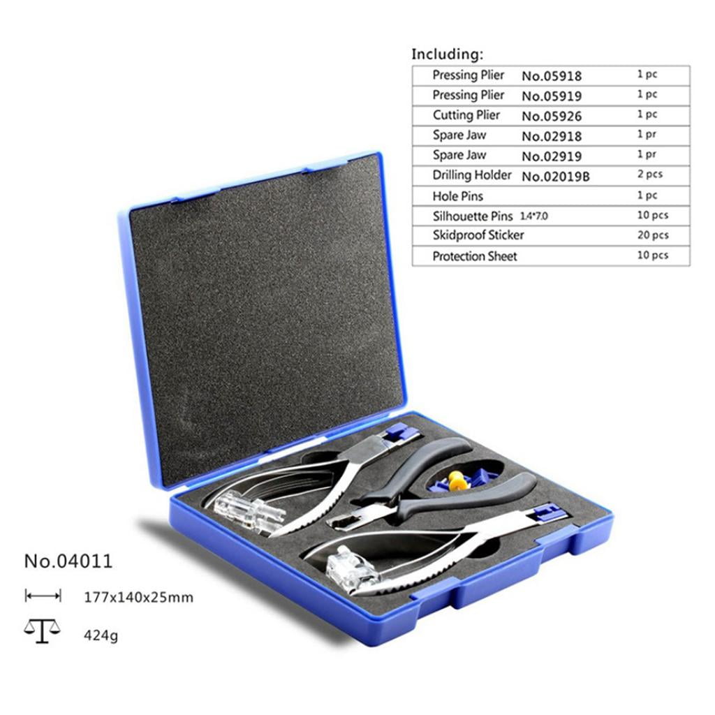 EHJRE Stainless Steel Pliers Multipurpose Jewelry Pliers Diy Craft Pliers Eyeglass Clamp