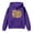 Purple, variant on WOYY Toddler Boys 100 Days Of School Hoodie Long Sleeve Hooded Sweatshirt, Sizes 2-3T