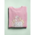 thumbnail image 3 of Manga Girl Reading Book Sweatshirt Women -Image by Shutterstock, Female 5X-Large, 3 of 4