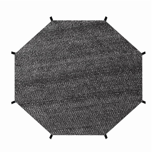 Trampoline Top Shade Cover, Outdoor Sun Protection Net,Sun Shade Cover,UV & Leaves Trampoline Canopy 14FT 8 Poles,1 x Trampoline Top Shade Cover,Black