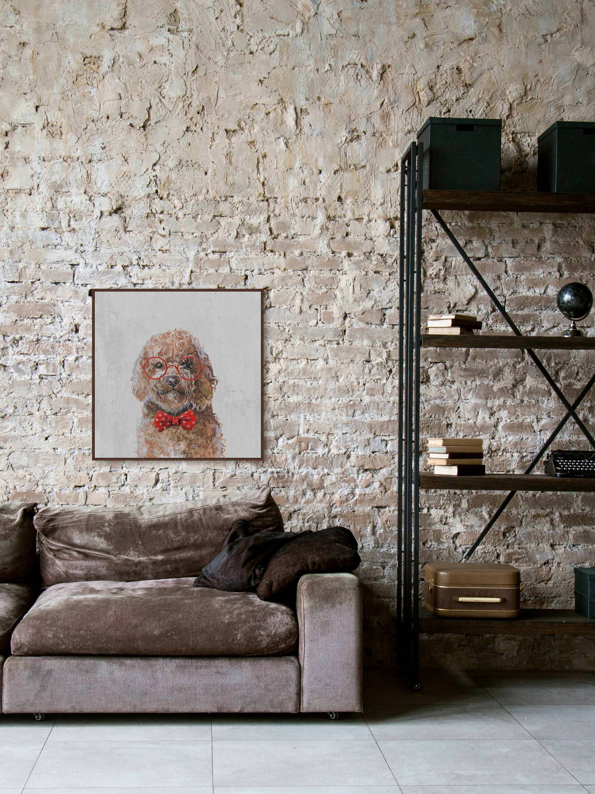 Marmont Hill "Curly and Shaggy" Floater Framed Painting Print on Canvas