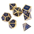 thumbnail image 3 of de dados DND poliédricos de aleación de zinc de 7 piezas, dados de 7 troqueles para mazmorras y dragones, DND RPG MTG, dados H Yotijar Dados poliédricos, 3 of 10