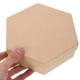 thumbnail image 5 of Nestingho 1Jgo Caja De Regalo Hexagonal De Papel Kraft Para Dulces Con Color Marrón Claro Multiusos, 5 of 6