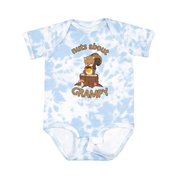 Inktastic Nuts About Grampy Boys or Girls Baby Bodysuit