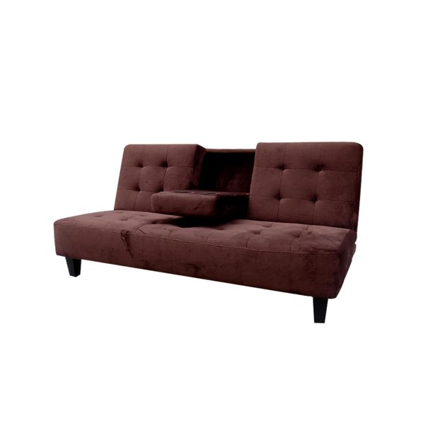 Milton Green Stars Madrid Futon Sofa BedColorBrown