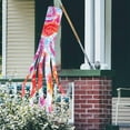 thumbnail image 1 of ICQOVD Sèche-Cheveux Drapeau Manche à Vent Décoration de Jardin Extérieur Drapeau, 1 of 3