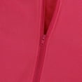 thumbnail image 3 of UoCefik Long Sleeve Ribbed Thumbhole Bodycon Tummy Control Zip Front One Piece Full Bodysuit Hot Pink XL, 3 of 6