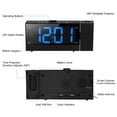 thumbnail image 6 of Alarm Clock, Radio Led Bedroom With 6.4-inch Screen 6.4-inch Screen 3-in-1 Alarm Clock With Dual Alarm Clock With 180 Rotatable Clock Screen 3-in-1 180 3-in-1 180 Rotatable Led Display Dsfen, 6 of 6