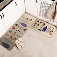 thumbnail image 3 of OUSITAID Non Slip Kitchen Floor Mat  Comfort Standing Mats Waterproof Kitchen Rugs Non Slip for Indoor Outdoor  A2 40*120cm, 3 of 10