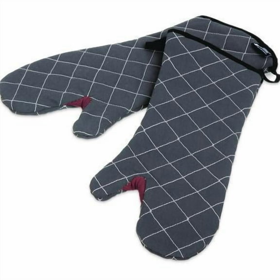 Bestguard Oven Mitt, 17", WebGuard Plus Fabric, Black, Pair | Bundle of 2