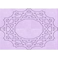 thumbnail image 1 of Ahgly Tapis Rectangulaire Lavable en Machine Intérieur Transitionnel Lilas Violet Vif, 5 Pieds x 7 Pieds, 1 of 7