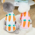 thumbnail image 2 of Yidarton Fall/winter New Pet Clothing Dog Supplies Warm Pull Radish Small Vests Teddy VIP Vests Dog Clothes White M, 2 of 7