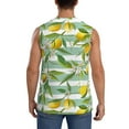 thumbnail image 4 of Easygdp Lemon Men's Breathable Tank Tops Sleeveless Sporty T Shirts for Basketball, Mountaineering, Bodybuilding -Small, 4 of 8