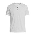 thumbnail image 6 of George Men’s & Big Men's 2-Pack Henley Tee with Short Sleeves, Sizes S-3XL, 6 of 6